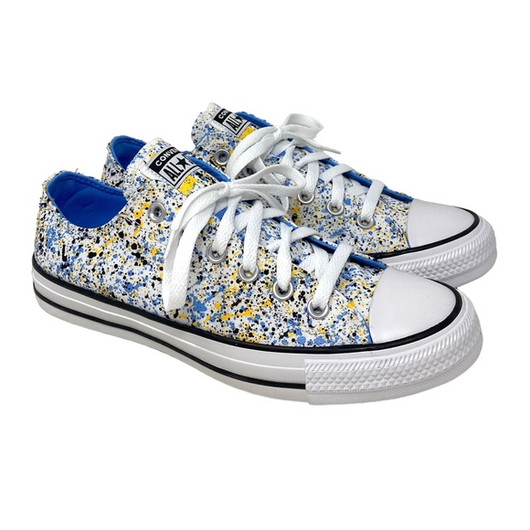 Converse Chuck Taylor All Star Ox Paint Splatter Women's Low Top Canvas A00469F - Picture 2 of 10